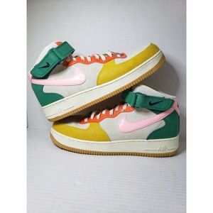 Nike Air Force 1 Mid NH Vivid Sulfur Rush Orange Size 11 Men's Sneakers Shoes